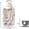 oem/odm services kimdio ceramic vase for home decor, abstract irregular design flower vase, living room decor minimalist decorative vases for pampas grass affordable bulk deals