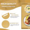 wholesale direct maoname gold decorative tray for coffee table, modern serving tray with handles, plastic ottoman tray, bathroom decor, 15.8" l x 10.2" w x 1.4" h bulk purchase at factory prices
