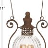 custom wholesale deco 79 metal glass lantern 11" h, 8" w-52931, 8" x 6" x 11", brown oem/odm services