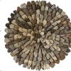 bulk purchase creative co-op round driftwood wall décor trade price