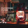 custom wholesale nebo 15 led lantern, 9" battery operated traditional metal lantern design for indoor/outdoor use, rustic red oem/odm services