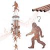 producer to buyer bigfoot wind chimes outdoor big foot sasquatch gifts for men/women/dad/grandpa birthday gift memorial gift metal windchimes for outside/indoors, home, lawn, porch, patio, garden decor, yard decoration discounted pricing