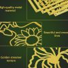 factory direct zzbakress 4 pcs metal minimalist abstract woman and flower wall art single line drawing art decoration minimalist home hanging wall art decor for bedroom kitchen bathroom living room (style1, gold) volume discount