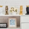 dropship from factory lion statue decor 9 inch resin, cool lion stuff to put on shelves, antique gold decor accent crown lion statue man home office desk table shelf decoration, men father leo lion gift mass production supply