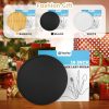 wholesale direct turntable vanity tray 10 inch for perfume candle, bamboo kitchen sink countertop organizer keep glass, sponge and soap bathroom coffee table decorative black (vflz) bulk purchase at factory prices