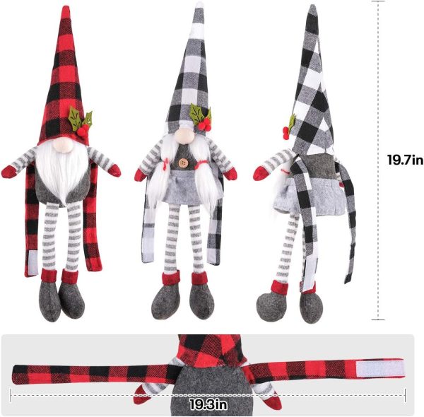 bulk purchase d-fantix christmas curtain tieback buckle set of 2, mr and mrs gnome curtain tiebacks holder fastener buckle window christmas ornaments decorations home décor 2024 factory discount