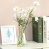 oem/odm services 8 inch iridescent glass flower vases for centerpiece table home indoor desk decor,ins modern boho style vase for wedding housewarming gift affordable bulk deals
