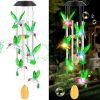 producer to buyer womens gifts for christmas birthday gifts for women mom grandma gifts hummingbird wind chimes solar lights for outside outdoor yard home house patio garden gardening decor gifts for mom sister discounted pricing