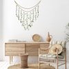 bulk purchase jetec hanging eucalyptus boho wall decor large boho bedroom wall hanging wooden bead garland artificial eucalyptus natural greenery decoration, 36 x 36 inch (simple color, wood chip style) trade price