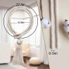 bulk purchase 6pcs curtain ties for drapes - beige curtain ties decorative rope - tassels for curtains drape tiebacks for gazebo, farmhouse outdoor curtain tiebacks factory discount