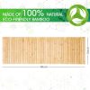 manufacturer direct bamboo bath mat large long wood bath mat,16x48 inch non slip bamboo shower floor mat wooden bathroom mat for bathtub,spa,door,sauna or outdoor (natural slat) trade price