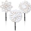 competitive pricing weysat wood farmhouse coat hooks, 3 pcs distressed vintage wall hooks with screws, white decorative hooks for key towel (chi-weysat-408) one-stop wholesale