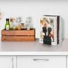 supplier direct black kitchen bookends 5.9 x 3.9 x 3.9 inch spoon decorative cookbook metal book ends with non-slip mat metal cookbook storage books stoppers metal kitchen cookbook holder for shelves kitchen book wholesale prices