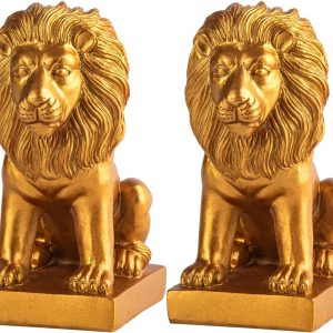 supplier direct lion book ends for home decorative 2 golden bookends bookcase decoration book ends to hold books heavy duty bookends for shelves vintage antiq nonskid shelves wholesale prices