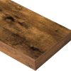 bulk purchase qeeig bathroom floating shelves for wall shelf over toilet wall mounted farmhouse small 16 inch set of 2, rustic brown (008-40bn) trade price
