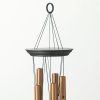 producer to buyer woodstock wind chimes my butterfly chime, bronze aluminum tubes, small 21-inch, light airy sound wind chime for outdoor decor for garden discounted pricing