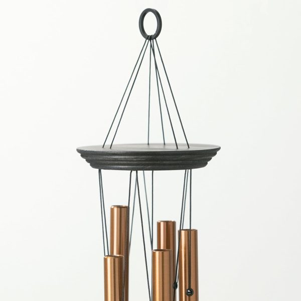 producer to buyer woodstock wind chimes my butterfly chime, bronze aluminum tubes, small 21-inch, light airy sound wind chime for outdoor decor for garden discounted pricing