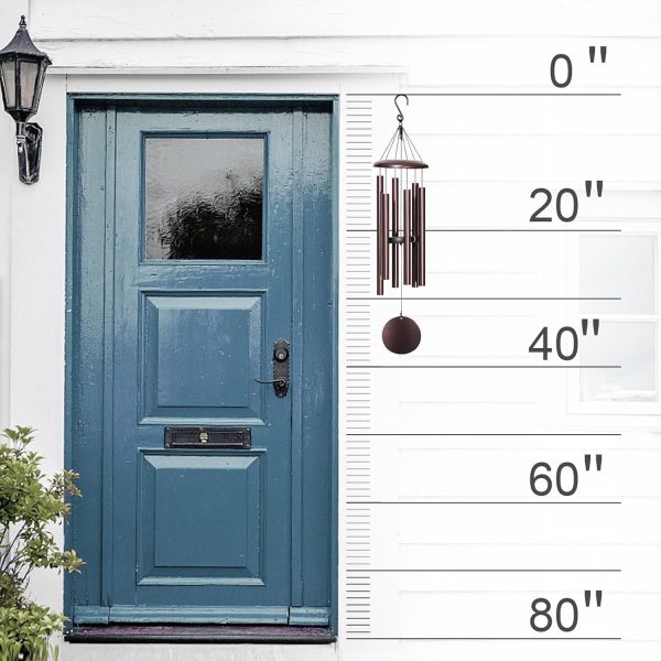 producer to buyer wind chimes for outside deep tone,38'' large memorial wind chimes outdoor,sympathy wind chimes gifts for mom/grandma, christmas, bronze discounted pricing