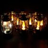 custom wholesale mini lanterns 6-pcs led small lanterns decorative indoor outdoor hanging lantern decorative candle lanterns farmhouse decor for weddings western camping party halloween christmas decorations oem/odm services
