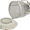 custom wholesale stonebriar antique worn white metal candle lantern, use as decoration for birthday parties, a rustic wedding centerpiece, or create a relaxing spa setting, for indoor or outdoor use oem/odm services