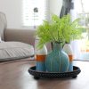 wholesale direct decorative tray 12in round wood beaded - black serving tray risers for living room, coffee table, kitchen or farmhouse display bulk purchase at factory prices