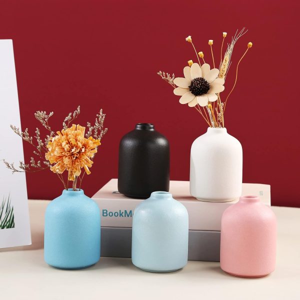 oem/odm services ceramic vase for home decor,ceramic vase, dried flower vase, living room decoration, flower arrangement decoration shooting props(white) affordable bulk deals