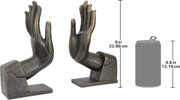 supplier direct design toscano divine offering cast iron sculptural bookend pair wholesale prices