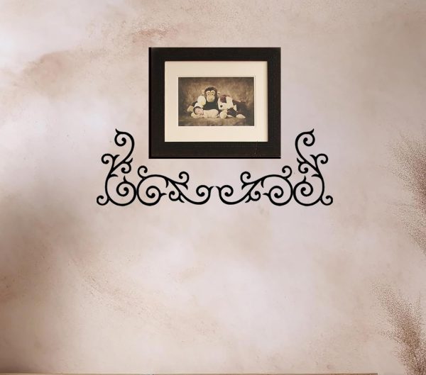 factory direct metal scroll wall decor rustic iron wall medallion small traditional scroll arts accent scroll pair for front porch above door hallway entryway living room volume discount