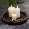 wholesale direct wooden decorative tray candle holder round wood tray home decor,centerpieces plates for table centerpieces for coffeetable,christmas decor bulk purchase at factory prices