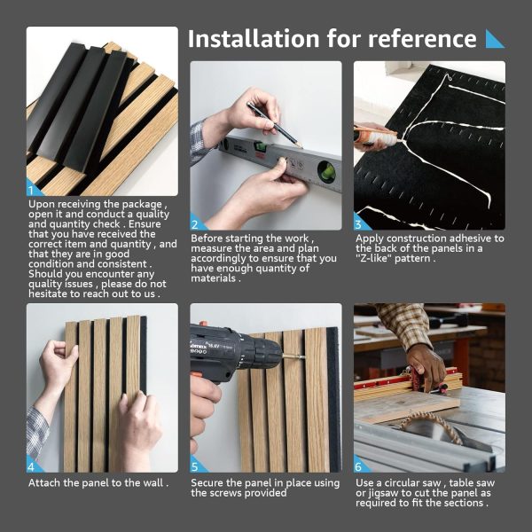 bulk purchase art3d 2 wood slat acoustic panels for wall and ceiling - 3d fluted sound absorbing panel with wood finish - walnut trade price