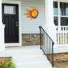 factory direct tuokiuhn sun metal wall art outdoor decor sun moon face wall decor rust proof large metal sun(18inch) hanging patio living room bedroom garden fence volume discount