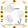 competitive pricing weysat wood farmhouse coat hooks, 3 pcs distressed vintage wall hooks with screws, white decorative hooks for key towel (chi-weysat-408) one-stop wholesale