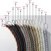 bulk purchase bel avenir curtain ropes tiebacks tie-backs, curtain handmade holdbacks with 2 metal screw hooks - white 2 pack factory discount