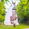 producer to buyer chicken wind chimes for outside,chicken gifts for women/men/sympathy gift/memorial gifts/birthday festival gifts metal windchimes outdoors/indoors,patio decor,garden decor,home,yard decor discounted pricing