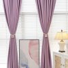 bulk purchase niceec 2 pack wooden ball magnetic curtain tiebacks boho home decor drape tie backs natural cotton hand woven rope curtain holdbacks for thin & thick home & office window draperies (beige) factory discount