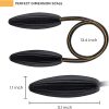 bulk purchase niceec 4 pack diy curtain tiebacks clips crystal decorative creative twist drape tie backs european style random modelling curtain holdbacks for home kitchen office window drapery (black) factory discount