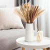 oem/odm services white ceramic vase, gukjob flower vase ceramic vase for flowers, decorative white vase for pampas grass, small vase for home living room dining table farmhouse office decor (white) affordable bulk deals