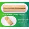 manufacturer direct bamboo bath mat large long wood bath mat,16x48 inch non slip bamboo shower floor mat wooden bathroom mat for bathtub,spa,door,sauna or outdoor (natural slat) trade price