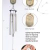 producer to buyer forever grateful wind chime with engraved thank you message - unique gift of gratitude/appreciation gift/thank you gift for special friend/family/coworkers/teachers/mentor discounted pricing