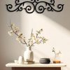 factory direct metal scroll wall decor rustic iron wall medallion small traditional scroll arts accent scroll pair for front porch above door hallway entryway living room volume discount