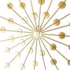 factory direct zexuiru 3 set gold metal jeweled wall art bling crystal home décor star sun rhinestone wall hanging diamond accents volume discount