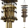 producer to buyer wind chimes for outside, 30"memorial wind chimes with 24 copper tubes and 16 copper bell for garden,patio,window wind chime hanging decoration,bronze memorial sympathy wind chimes gifts for mom discounted pricing