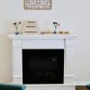 wholesale direct wv 17.8 * 11.8 “ ivory shagreen large serving tray, faux leather home decorative tray, coffee table ottoman tray with brushed gold stainless steel handle （ivory bulk purchase at factory prices