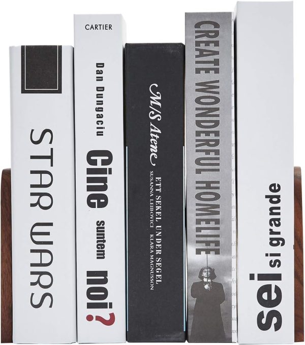 supplier direct pandapark wood,non-skid bookend for shelves,heavy duty,book stand for cds,1 pair wholesale prices