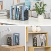supplier direct vfine bookends for shelves decorative 1 pair, tree metal bookends, book holder for shelf, unique black book stoppers for shelves, home decorative book ends wholesale prices