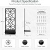 factory direct black metal wall decor, minimalist retro line wall art, metal wall candle holdert, farmhouse rustic bathroom wall art, aesthetics wall hanging for living room bedroom bathroom (2 pack, 11.8 x 13 in) volume discount