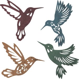 factory direct teling 4 pcs metal hummingbird wall art metal dragonfly wall decor for modern farmhouse rustic home living room bedroom kitchen patio indoor outdoor decor(hummingbird) volume discount