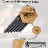producer to buyer wind chimes outdoor deep tone, 30 inches wind chimes outdoor, memorial wind chimes with hook as gifts for mother's day/housewarming/christmas, patio, garden, yard, home decor. black discounted pricing