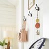 competitive pricing amerock h37007mb | alder double prong decorative wall hook | matte black hook for coats, hats, backpacks, bags | hooks for bathroom, bedroom, closet, entryway, laundry room, office one-stop wholesale