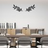 bulk purchase 2 pieces wooden vine olive branch leaf leaf wall decor,farmhouse signs for living room decoration (black) trade price